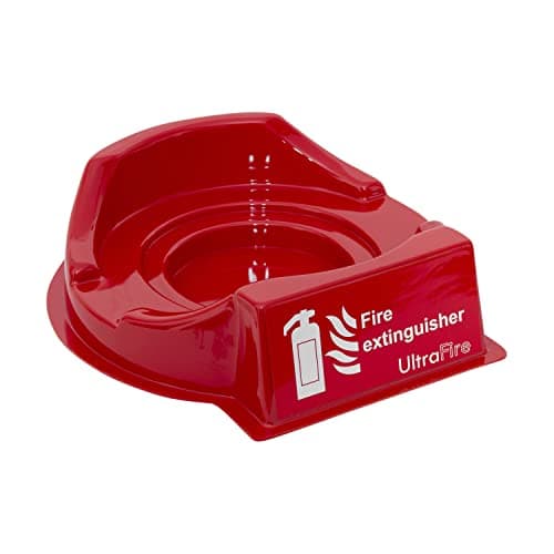 Image of UltraFire Universal Economy Fire Point Extinguisher Stands - Suitable For Up To 9kg/9ltr Extinguishers - UK Manufactured (Single, Red)