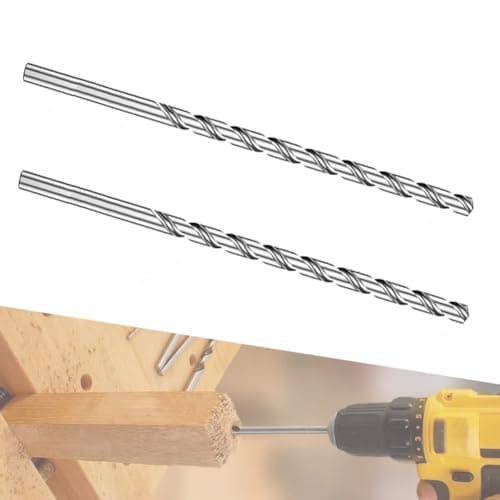 Image of 2 PCS 250MM X 10MM Extra Long Hss Drill Bit Set,Twist Drill Bits Straight Shank Tool Drill Bit (10MM)