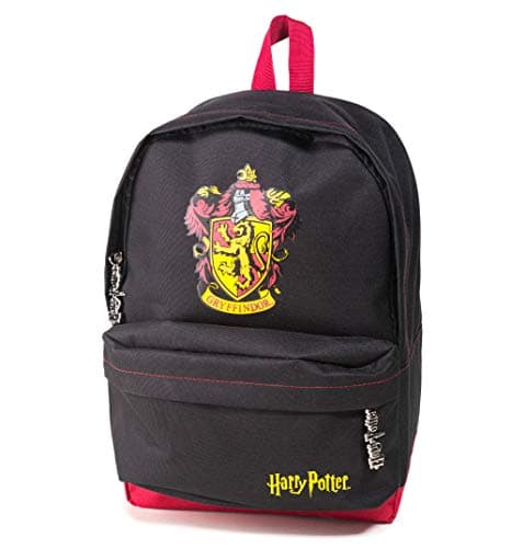 Image of Black Harry Potter Gryffindor Crest Backpack
