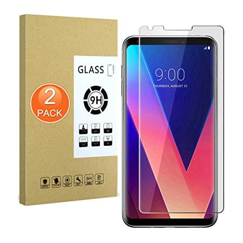 Image of X-Dision [2 Pack Tempered Glass Compatible with LG V30,[Ultra Resistant,Bubble Free,Easy to Install] Screen Protector for LG V30