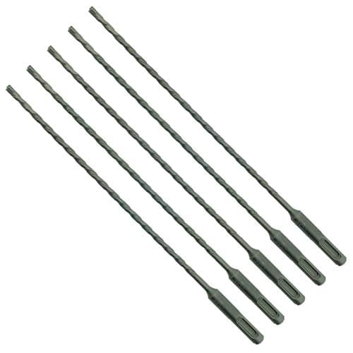 Image of 5 x SabreCut SDSC5_5 5mm x 260mm PGM Approved SDS Plus Drill Bits For Stone Concrete Brick