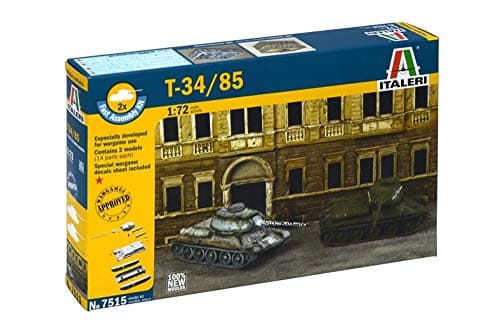 Image of Italeri 1:72 - T-34/85 (Fast Assembly Kits x 2)