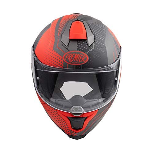 Image of Premier HELMET HYPER BP 92 BM,GRAY/RED,S