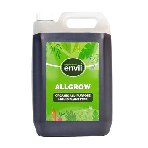 Image of Envii Allgrow, Organic Multipurpose Fertiliser Plant Feed, Liquid Outdoor Plant Food, Perfect for Flowers & Plants - 5 Litre Makes 1,650 Litres
