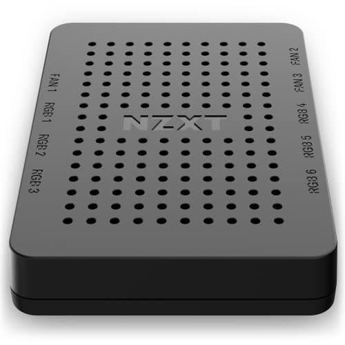Image of NZXT RGB & Fan Controller - AC-CRFR0-B1-6 RGB Lighting Channels - 3 Fan Channels - RGB Lighting Customization - Black