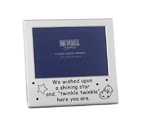 Image of Twinkle Twinkle Baby Photo Frame Gift 5" x 3", Silver