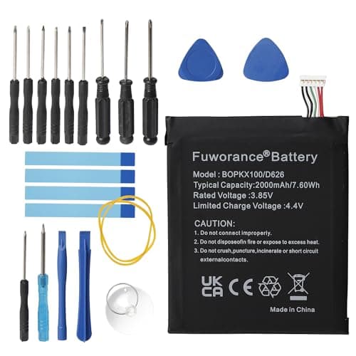 Image of Fuworance 2000mAh 3.85V Replacement Battery Compatible with HTC Desire 626w, 626t, 626s, 626n, 626G, 626d, D626W, D626T, D626s, D626n, D626g, D626d, A32, A22, 35H00237-00M, B0PKX100 Smartphone Battery