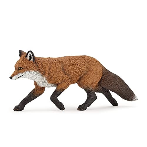 Image of Papo - Realistic Fox Figure - Ages 3+ - Wild Life Collection - Educational Play Forest Animals - Gift Idea Toy for Girls and Boys - 9 Cm X 2 Cm X 4 Cm