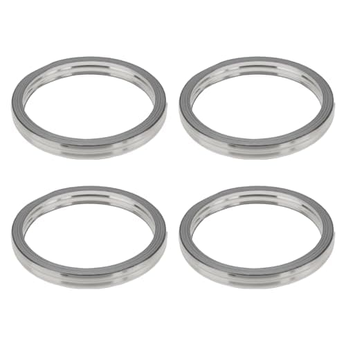 Image of Briny River 4pcs Motorcycle Exhaust Manifold Gasket 45mmx5.3mm Compatible with Aprilia Compatible with Suzuki