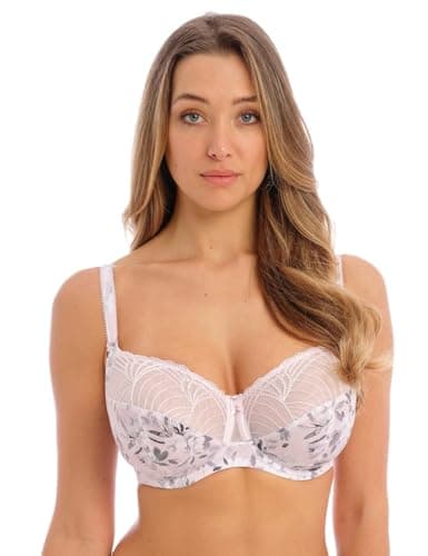 Image of Fantasie Women's Adelle Underwire Side Support Bra Full Coverage, Sheer, Blossom, 30DD