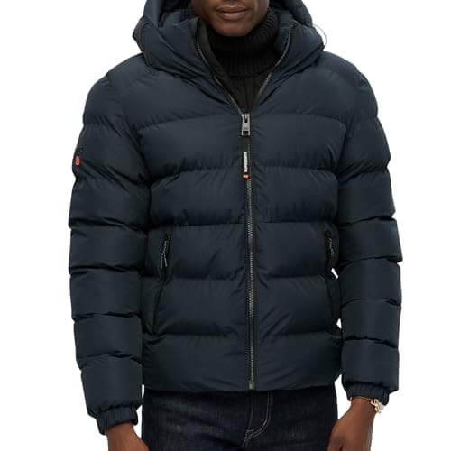 Image of Superdry Mens Puffer Jacket Eclipse Navy M