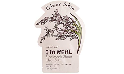 Image of Tonymoly I'm Real Skin Care Facial Mask Sheet X 3 sheets Package by TONYMOLY (Rice)