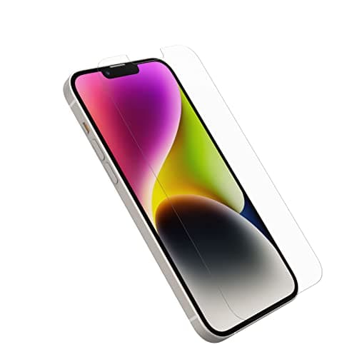 Image of OtterBox Amplify Glass Screen Protector for iPhone 14 Plus/iPhone 13 Pro Max, Tempered Glass, x5 Scratch Protection, Survives Drops up to 6ft, Antimicrobial Protection, Non-Retail Packaging