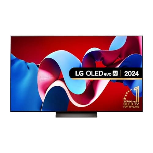 Image of LG evo OLED65C44LA 65-Inch 4K UHD Smart TV, (α9 AI Processor Gen7, Dolby Atmos, Freeview Play and Amazon Alexa, 120Hz), Umber Brown [Model 2024]