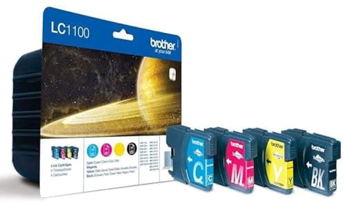 Image of Brother LC1100 Original Ink Cartridges Multipack 4 Colours Set