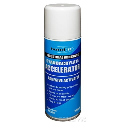 Image of 1 x Super Glue Activator Spray Accelerates Curing Fast Strong Instant Adhesive Bond