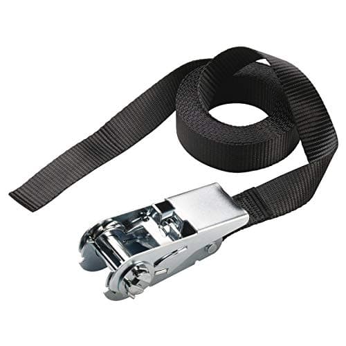 Image of Master Lock 3223EURDAT Certified Ratchet Strap, Black, 2,5m x 25mm Strap