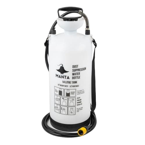 Image of Manta Dust Suppression Water Bottle Container Tank 14 Litre