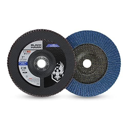 Image of BHA Zirconia Grinding and Sanding Flap Discs T29, 7" x 7/8" - 10 Pack (40 Grit)