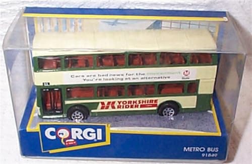 Image of corgi classic Metro Bus Garforth via Hatton bus 1:64 scale diecast model