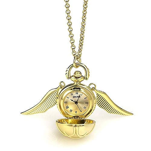 Image of Golden Snitch Watch Necklace- WNTP004