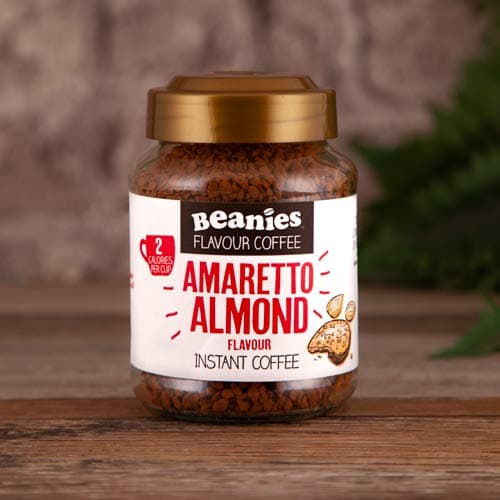 Image of Beanies Amaretto Almond Flavoured Coffee Jar 50g