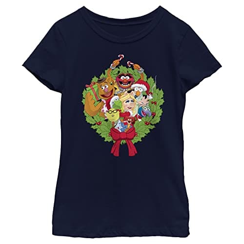 Image of Disney Muppets Christmas Wreath Girls T-Shirt