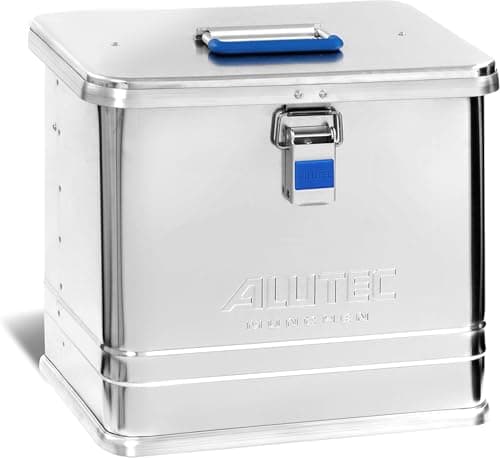 Image of ALUTEC Comfort 27 Aluminium Box (Capacity 27 Litres, Inner Dimensions (L x W x H) 350 x 245 x 315 mm, Dust/Splash Proof, Tool Box, Storage Box, Weight 2.71 kg) 12027