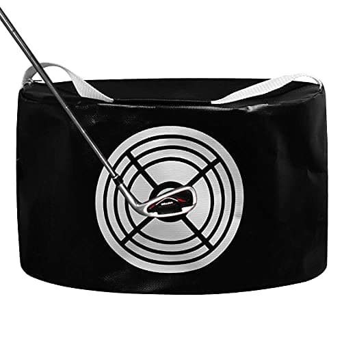 Image of Scott Edward Golf Smash Bag Impact Bag, Power Smash, Hitting Pocket, Practice Swing Tool Waterproof Durable PVC Fabric (Black)