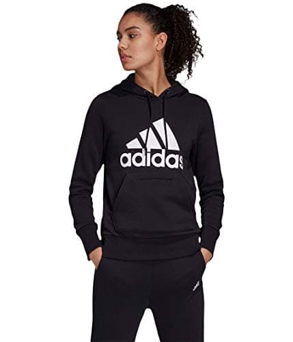 Image of adidas Women's Badge of Sport Overhead Fleece Hoodie, Black, XS