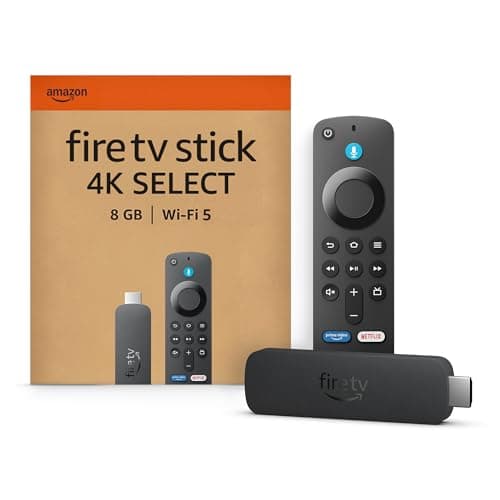Image of Certified Refurbished Amazon Fire TV Stick 4K Select (newest gen), start streaming in 4K, hundreds of thousands of films and TV episodes, and free & live TV