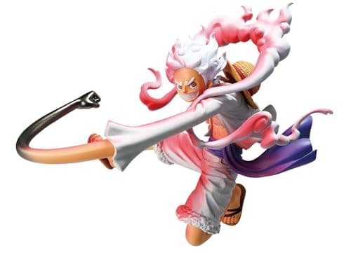 Image of Thunder Tech One Piece - Monkey D. Luffy Gear 5 (Special ver.) Battle Record Collection Figure