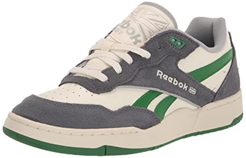 Image of Reebok Unisex BB 4000 II Basketball Shoe, White/Pure Grey/Glen Green, 13 US Men, White/Pure Grey/Glen Green, 47/48.5 EU