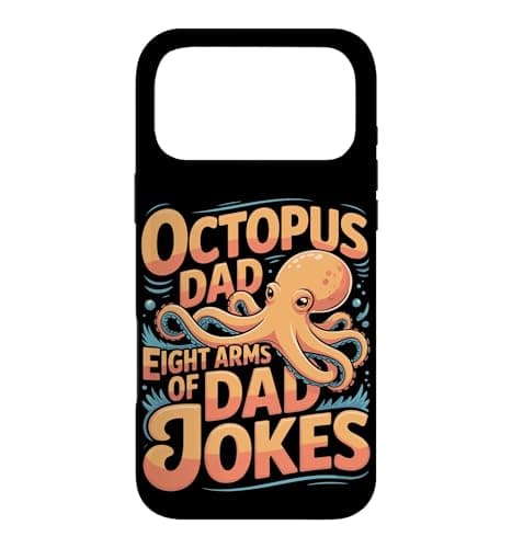 Image of Octopus Dad Eight Arms Of Dad Jokes Case for iPhone 17 Pro Max