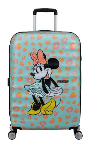 Image of American Tourister Wavebreaker Disney FL - Spinner M, Case, 67 cm, 64 L, Multicolor (Minnie Pastel Dots)
