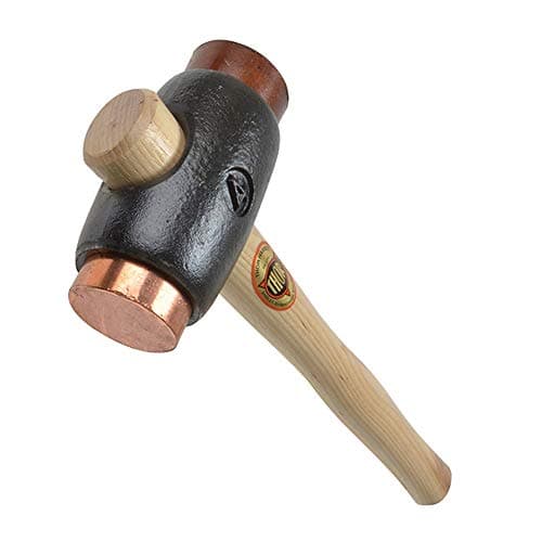 Image of THOR 216 Size 4 COPPER / RAWHIDE Hide Hammer Face Head Cap