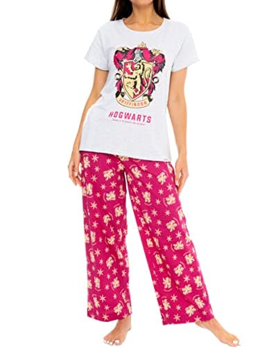 Image of Harry Potter Womens Pyjamas Hogwarts Multicoloured Small