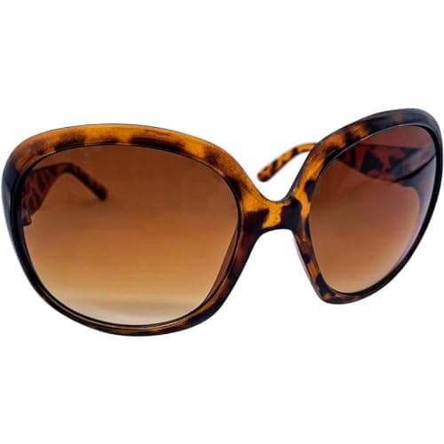 Image of Mustavo Womens Sunglasses Tortoise Shell Ladies Sunglasses Oversized Eyewear Womens For Her Vintage Retro Designer Fashion Accessory UV400