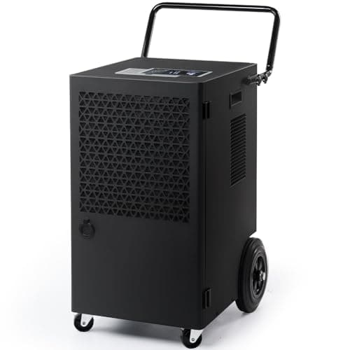 Image of Kalopsia Industrial Dehumidifier for Home: 70L/Day Capacity 200m² Coverage Continuous Drainage Energy Efficient Compressor for Bathroom/Damp/Mould/Kitchen/Basement/Garage/Drying Clothes