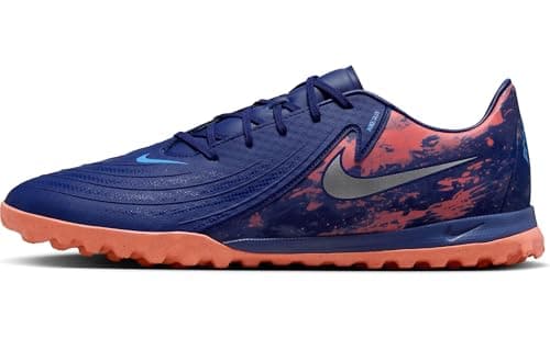 Image of NIKE Unisex's Phantom Gx Ii Academy Tf Eh Sneaker, Blue Void Chrome, 10 UK