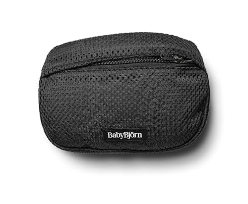 Image of BabyBjörn Pocket Pouch for Baby Carrier, Mesh, Black