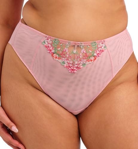 Image of Elomi womens Aerith Brazilian Brief, Rose, M-L Plus