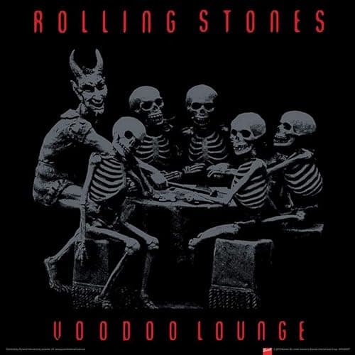 Image of Pyramid International Rolling Stones (Voodoo Lounge) -Art Print 40 x 40cm, Paper, Multicoloured, 40 x 40 x 1.3 cm