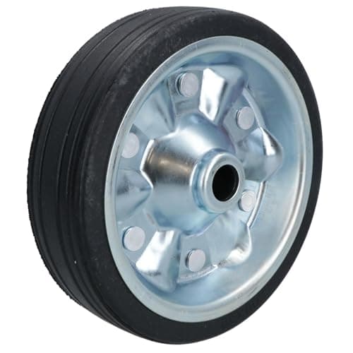 Image of 8in (200mm) Replacement Solid Jockey Wheel For Ribbed Jockeys Heavy Duty
