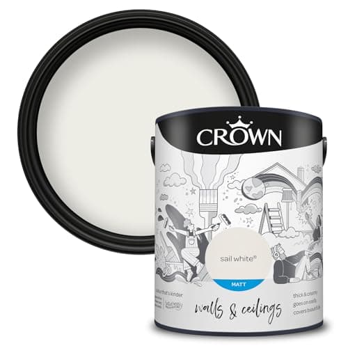 Image of Crown Retail Core Emulsion Matt Sail White 5 L