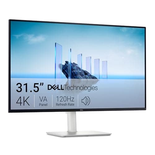 Image of Dell 32 Plus Monitor - S3225QS, 4K UHD (3840x2160), 120Hz, VA, 4ms, AMD FreeSync Premium, 95% DCI-P3, HDR10, Height Adjust, Built-in Speakers, DisplayPort, 2 HDMI, 3 Year Warranty