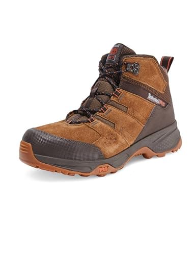 Image of Timberland Pro Men Switchback LT Composite Toe Waterproof Work Boots BROWN 43