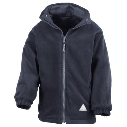 Image of Result Childrens/Kids Reversible Storm Stuff Anti Pilling Fleece Waterproof Jacket (13/14) (Navy/Navy)