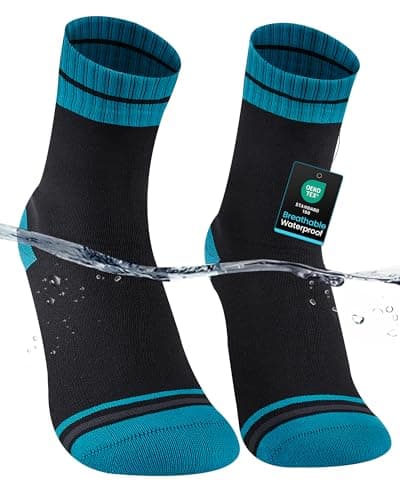 Image of inaWarm Waterproof Socks for Men, Breathable Hiking & Walking Outdoor Crew Socks, Ideal for Cold Wet Weather, Trekking, Camping, Fishing