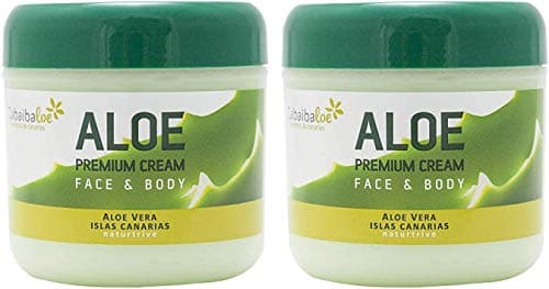 Image of TABAIBA Body Cream Cream Tabaibaloe Premium Face and Body Cream x 2 Units ml, Aloe Vera, 600 millilitre